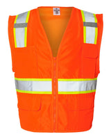 Kishigo Unisex Ultra-Cool™ Solid Front Vest with Mesh Back. 1163-1164 - Orange