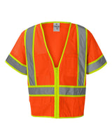 Kishigo Unisex Ultra-Cool™ Six-Pocket Mesh Surveyor’s Vest. 1242-1243 - Orange
