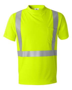 Kishigo Unisex High-Performance Microfiber T-Shirt. 9110-9111 - Lime