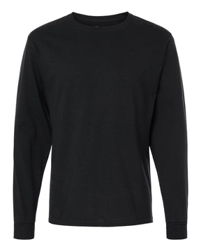 Champion Unisex Long Sleeve T-Shirt. CC8C - Black