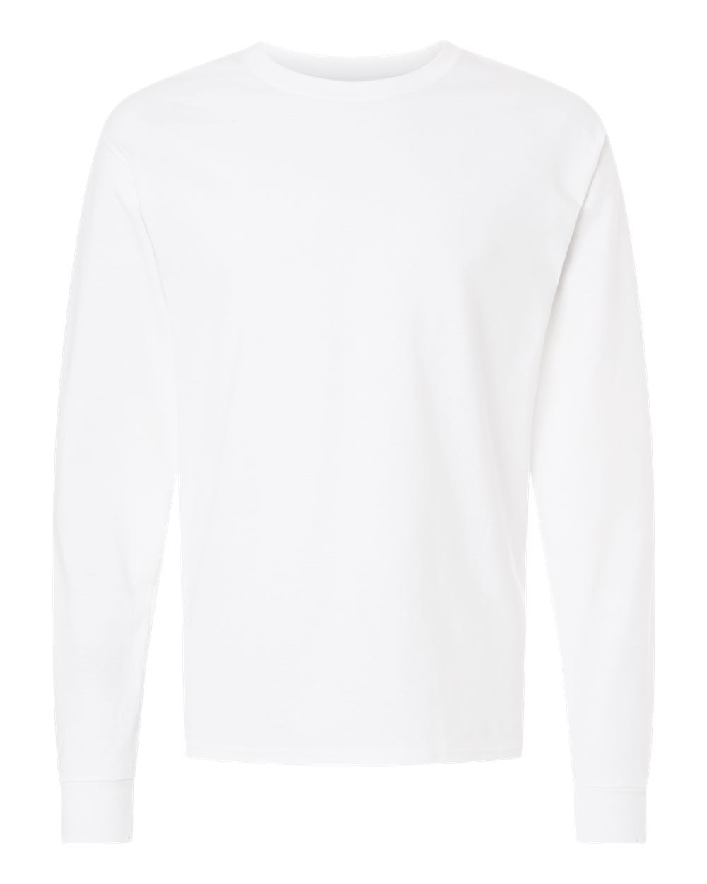 Champion Unisex Long Sleeve T-Shirt. CC8C - White