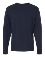 Champion Unisex Long Sleeve T-Shirt. CC8C - Navy