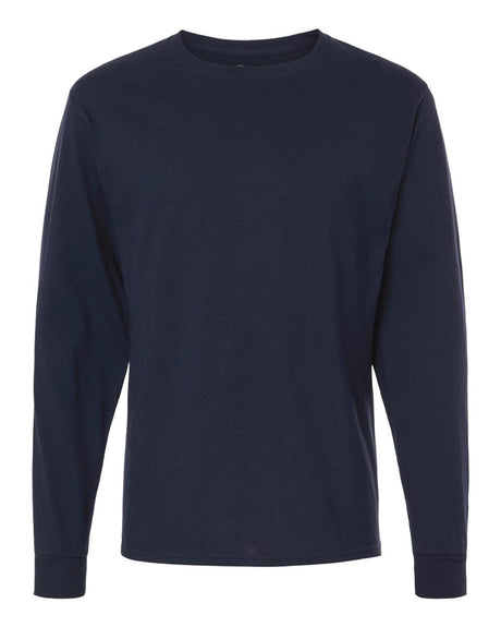 Champion Unisex Long Sleeve T-Shirt. CC8C - Navy