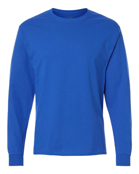 Champion Unisex Long Sleeve T-Shirt. CC8C - Royal Blue