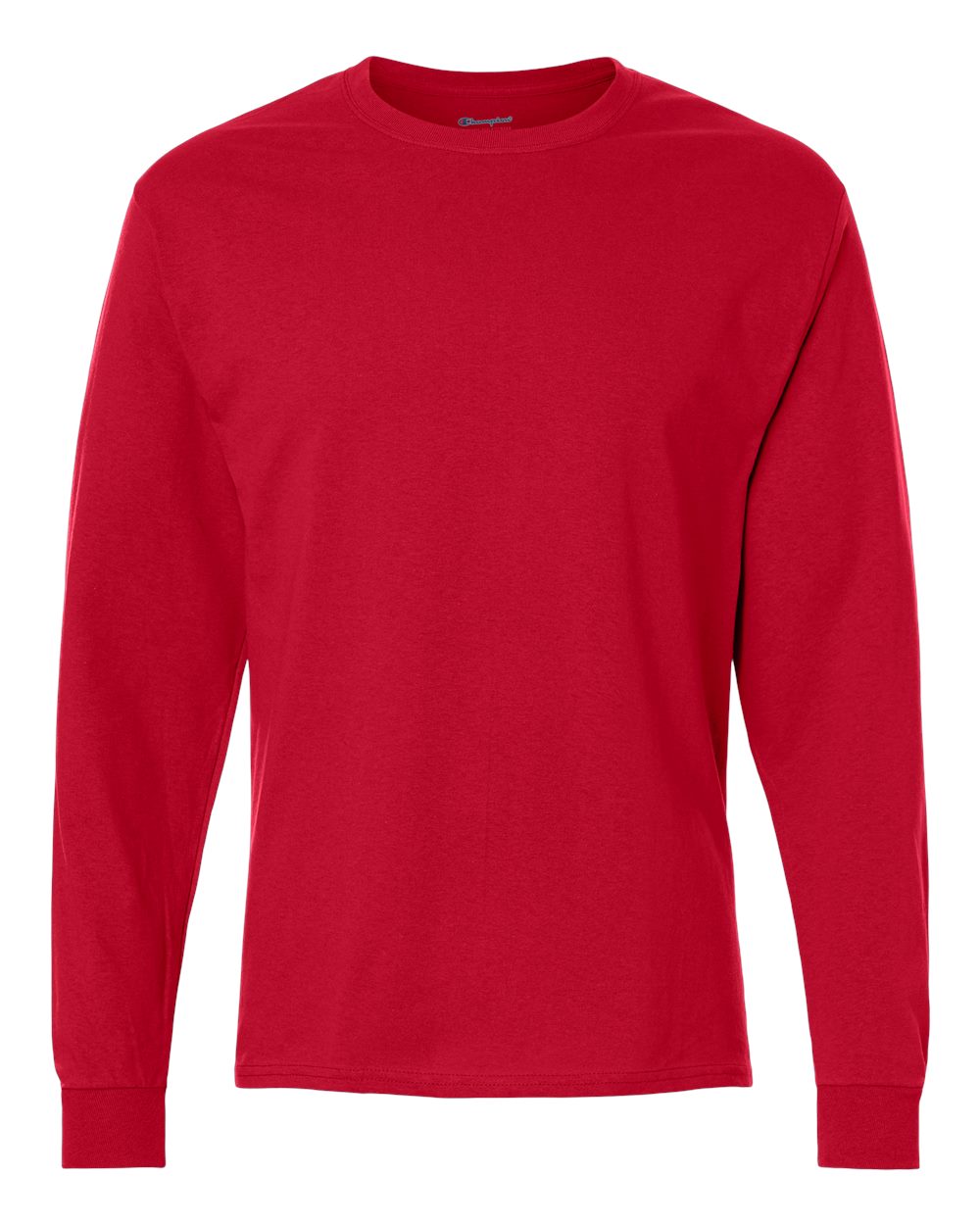 Champion Unisex Long Sleeve T-Shirt. CC8C - Red