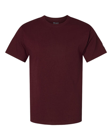 Champion Unisex Classic T-Shirt. T425 - Maroon
