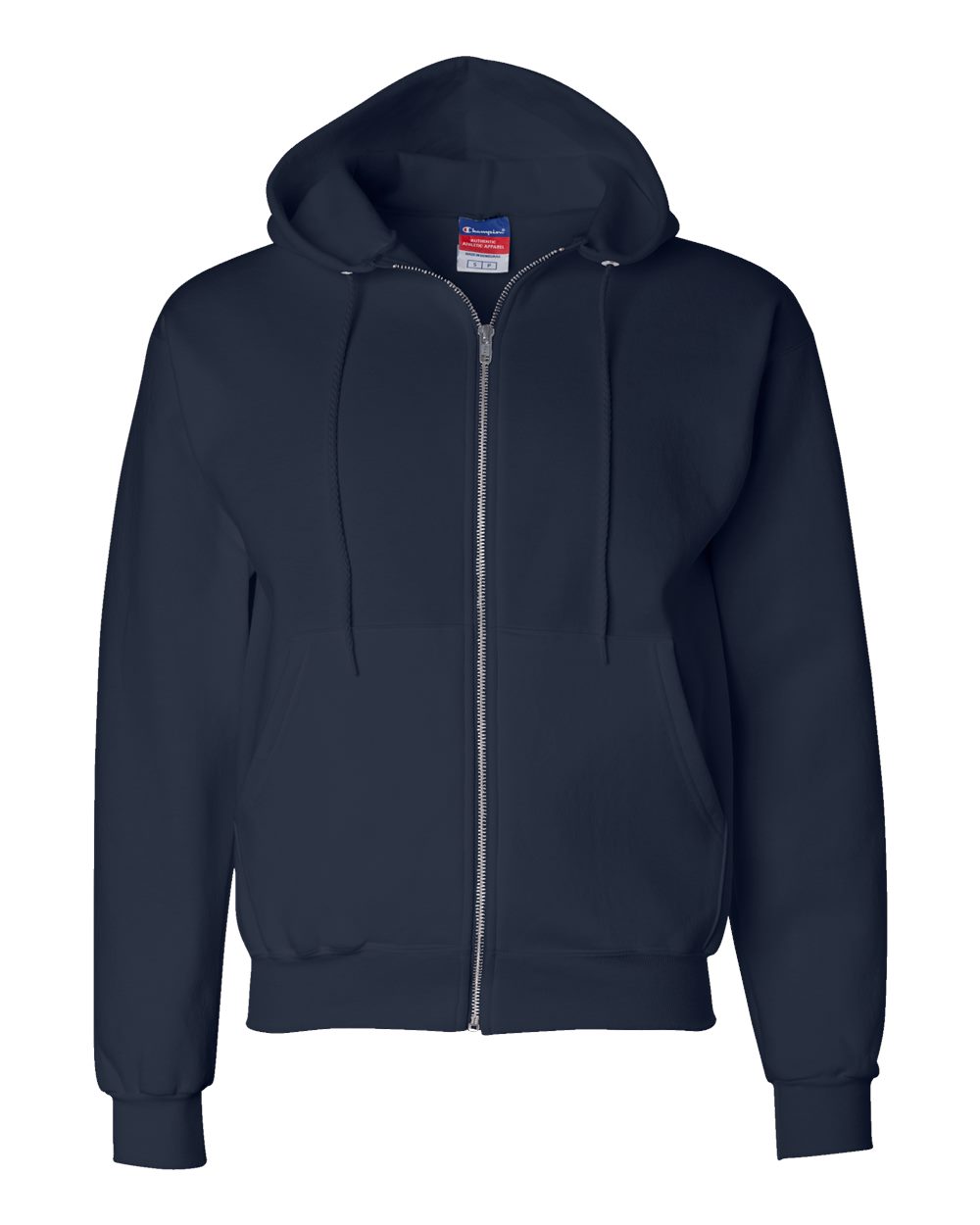 Champion Unisex Powerblend® Full-Zip Hooded Sweatshirt. S800 - Navy