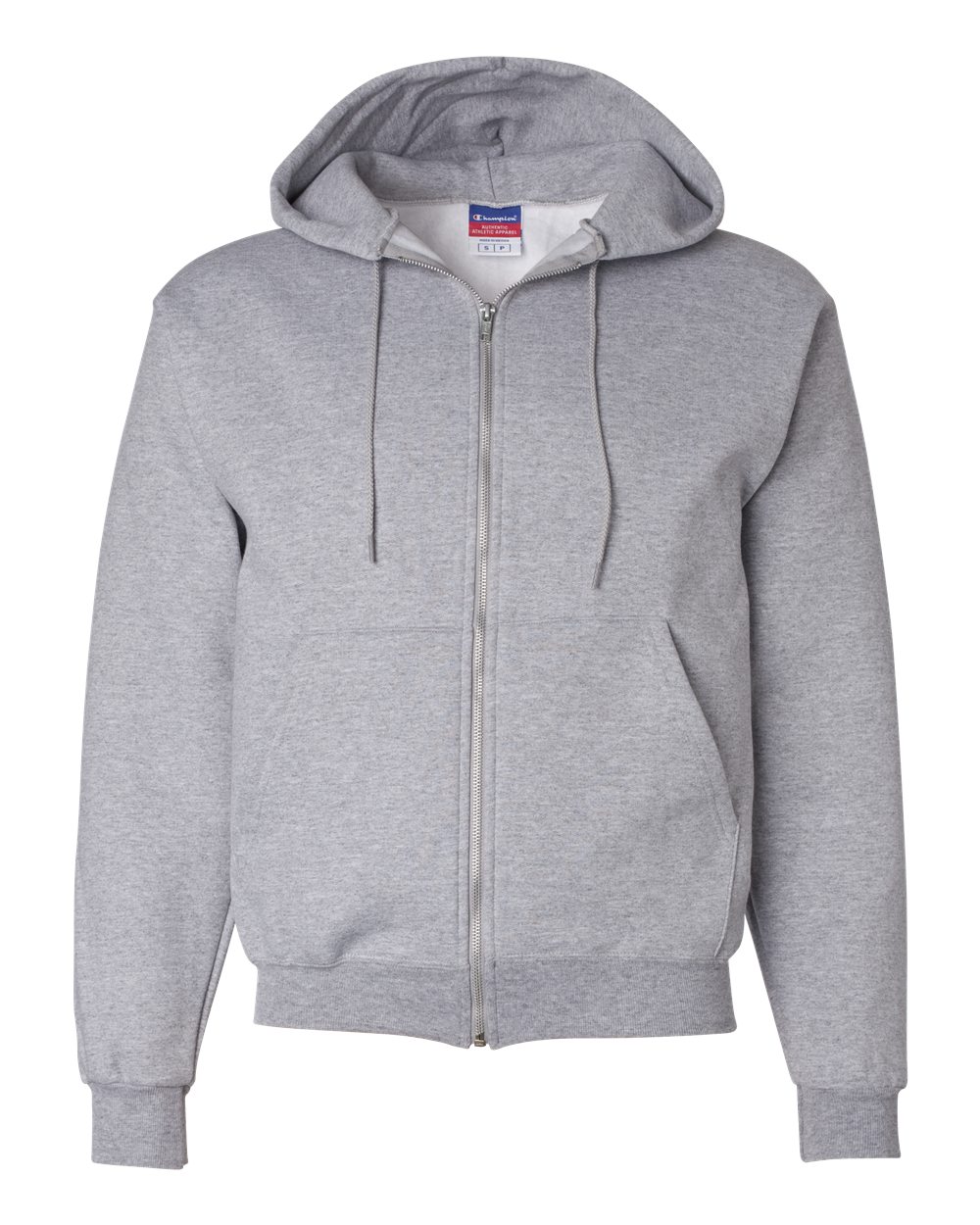 Champion Unisex Powerblend® Full-Zip Hooded Sweatshirt. S800 - Light Steel