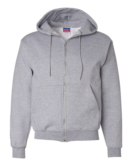 Champion Unisex Powerblend® Full-Zip Hooded Sweatshirt. S800 - Light Steel