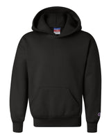 Champion Youth Powerblend® Hooded Sweatshirt. S790 - Black