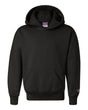 Champion Youth Powerblend® Hooded Sweatshirt. S790 - Black