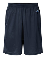 Champion Unisex 9" Mesh Shorts with Pockets. S162 - Navy