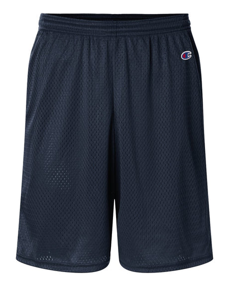 Champion Unisex 9" Mesh Shorts with Pockets. S162 - Navy