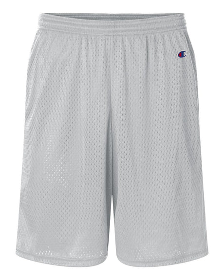 Champion Unisex 9" Mesh Shorts with Pockets. S162 - Athletic Grey