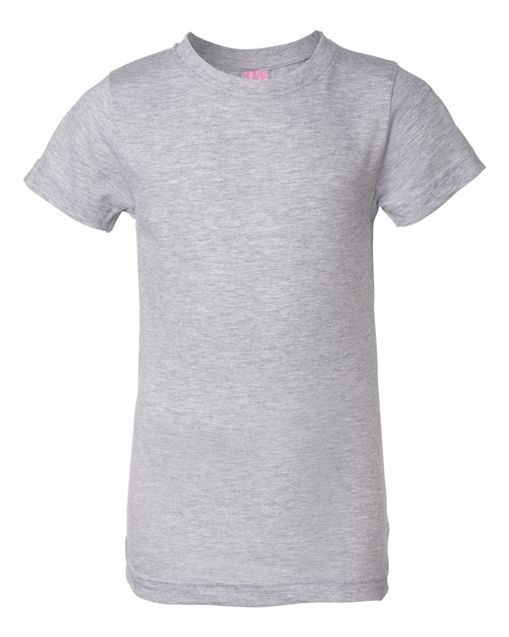 LAT Girls' Fine Jersey Tee. 2616 - Heather