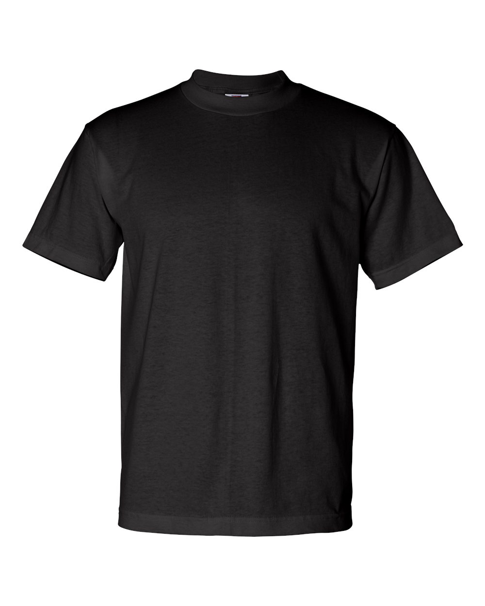Bayside Unisex USA-Made 50/50 T-Shirt. 1701 - Black