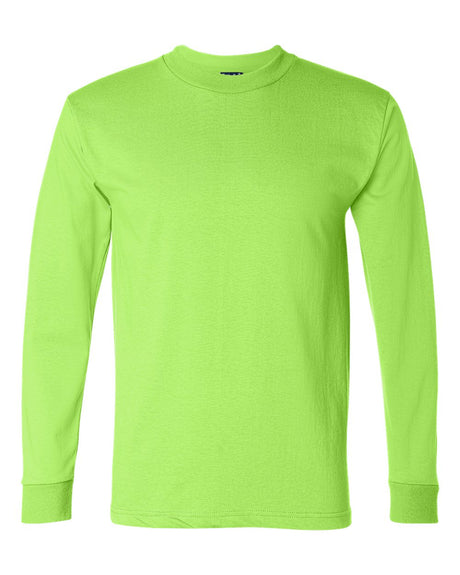 Bayside Unisex Union-Made Long Sleeve T-Shirt. 2955 - Lime Green