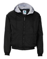 Augusta Sportswear Unisex Fleece Lined Hooded Jacket. 3280 - Black