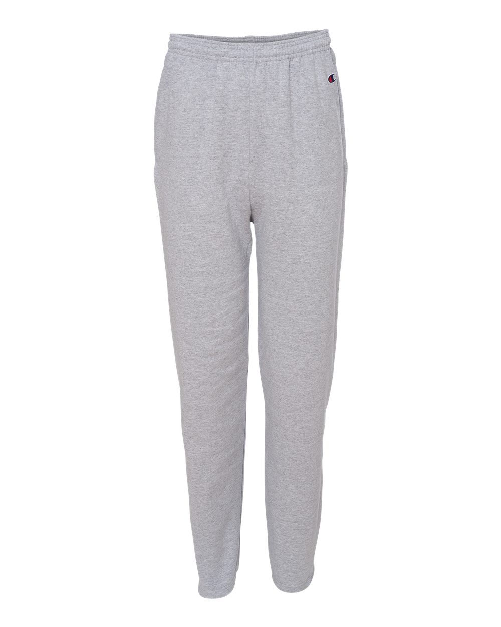 Champion Unisex Powerblend® Open-Bottom Sweatpants with Pockets. P800 - Light Steel