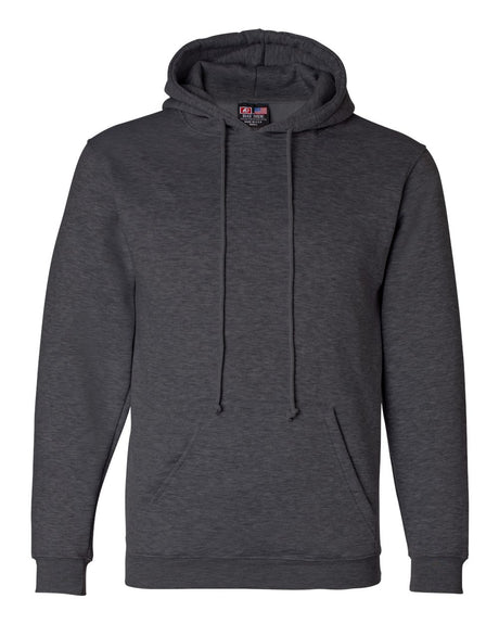 Bayside Unisex USA-Made Hooded Sweatshirt. 960 - Charcoal Heather