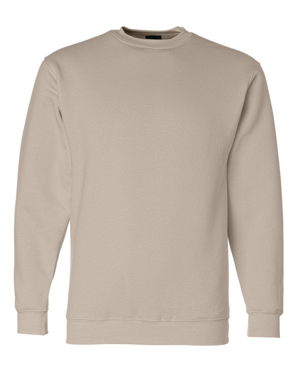 Bayside Unisex USA-Made Crewneck Sweatshirt. 1102 - Sand