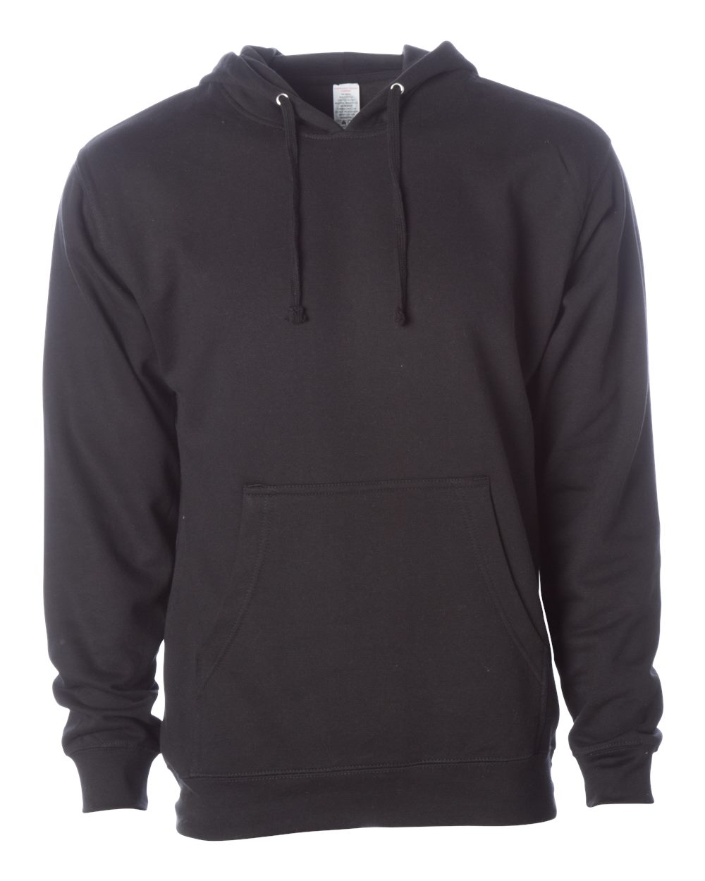 Independent Trading Co. Unisex Midweight Hooded Sweatshirt. SS4500 - Black