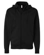 Independent Trading Co. Unisex Poly-Tech Full-Zip Hooded Sweatshirt. EXP80PTZ - Black