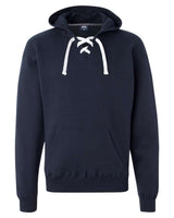 J. America Men's Sport Lace Hooded Sweatshirt. 8830 - Navy