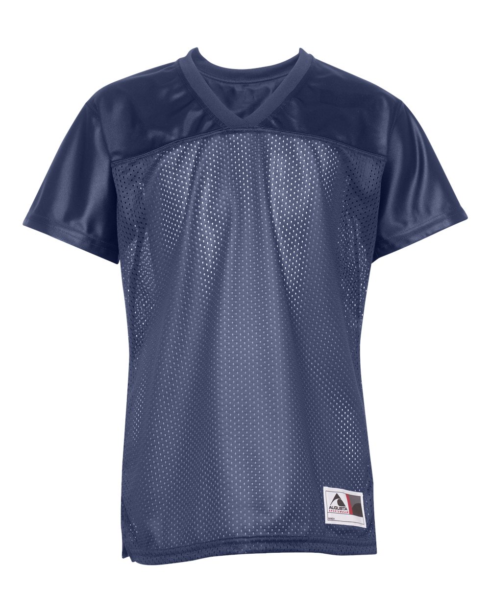 Augusta Sportswear Women's Junior Fit Stadium Replica Football Jersey. 250 - Navy