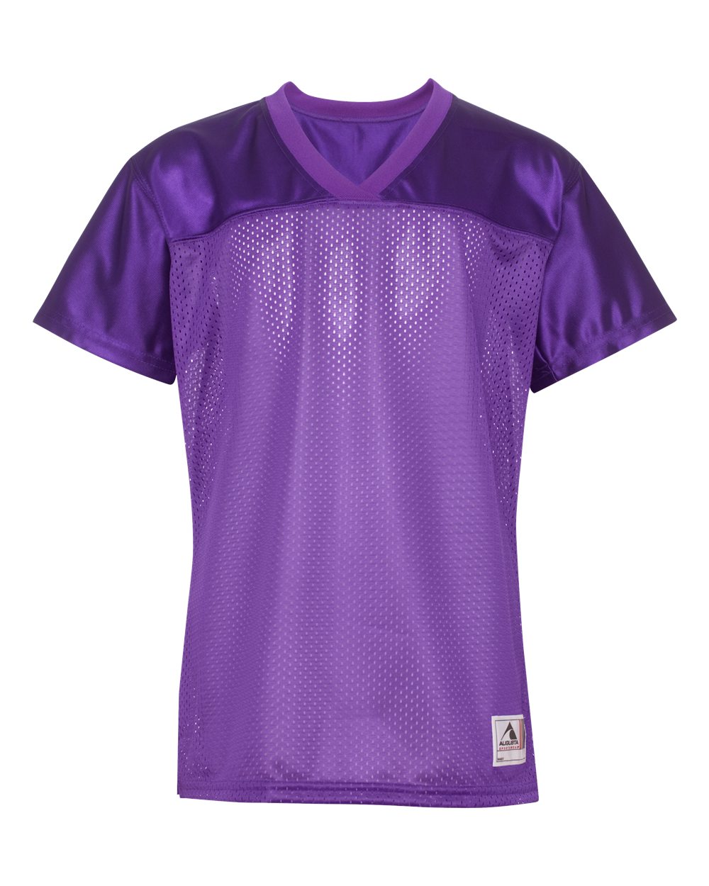 Augusta Sportswear Women's Junior Fit Stadium Replica Football Jersey. 250 - Purple