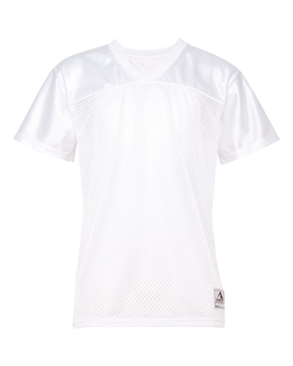 Augusta Sportswear Women's Junior Fit Stadium Replica Football Jersey. 250 - White