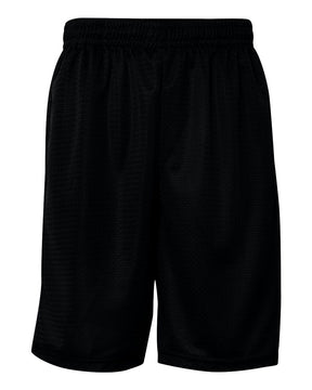 Badger Men's Pro Mesh 9" Shorts with Pockets. 7219 - Black