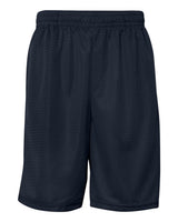 Badger Men's Pro Mesh 9" Shorts with Pockets. 7219 - Navy