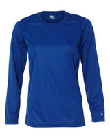 Badger Women's B-Core Long Sleeve T-Shirt. 4164 - Royal