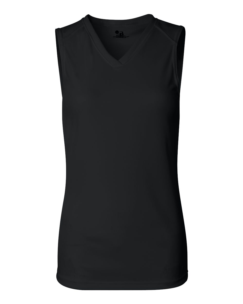 Badger Women's B-Core Sleeveless T-Shirt. 4163 - Black
