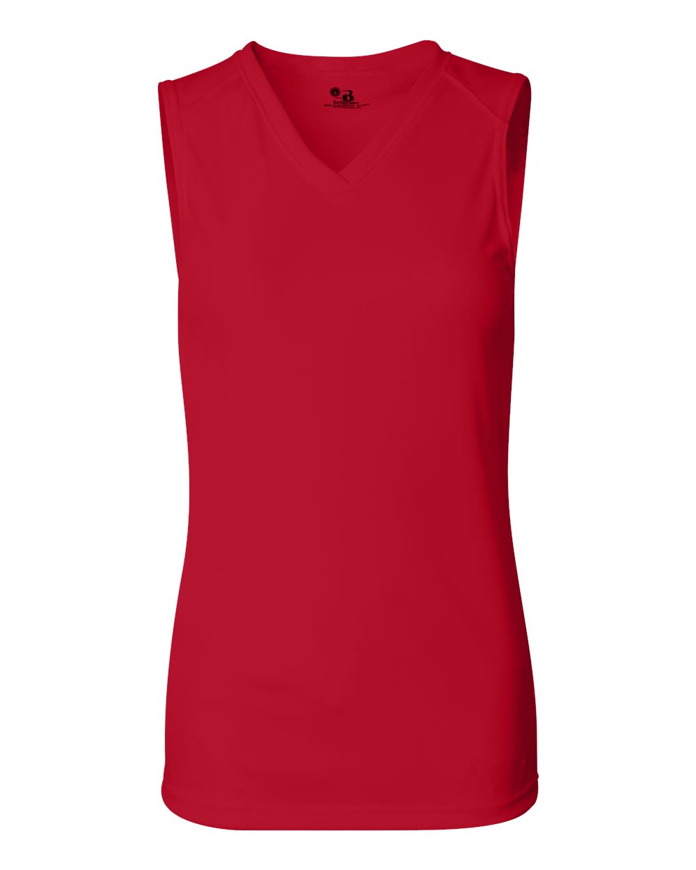 Badger Women's B-Core Sleeveless T-Shirt. 4163 - Red