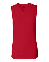 Badger Women's B-Core Sleeveless T-Shirt. 4163 - Red