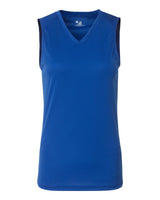 Badger Women's B-Core Sleeveless T-Shirt. 4163 - Royal