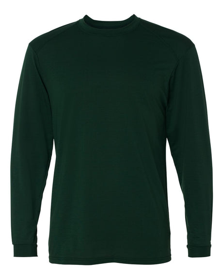 Badger Men's B-Tech Cotton-Feel Long Sleeve T-Shirt. 4804 - Forest