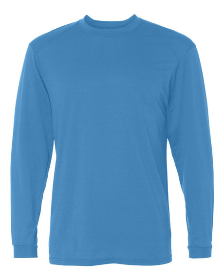 Badger Men's B-Tech Cotton-Feel Long Sleeve T-Shirt. 4804 - Columbia Blue