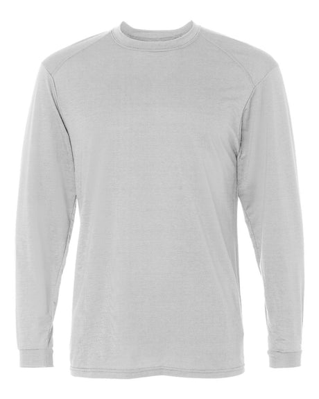 Badger Men's B-Tech Cotton-Feel Long Sleeve T-Shirt. 4804 - White