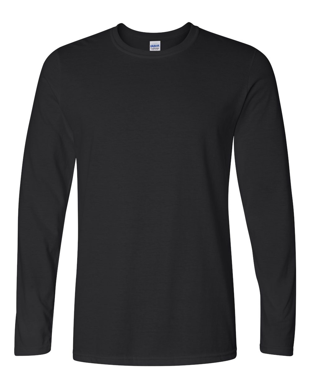 Gildan Unisex Softstyle® Long Sleeve T-Shirt. 64400 - Black