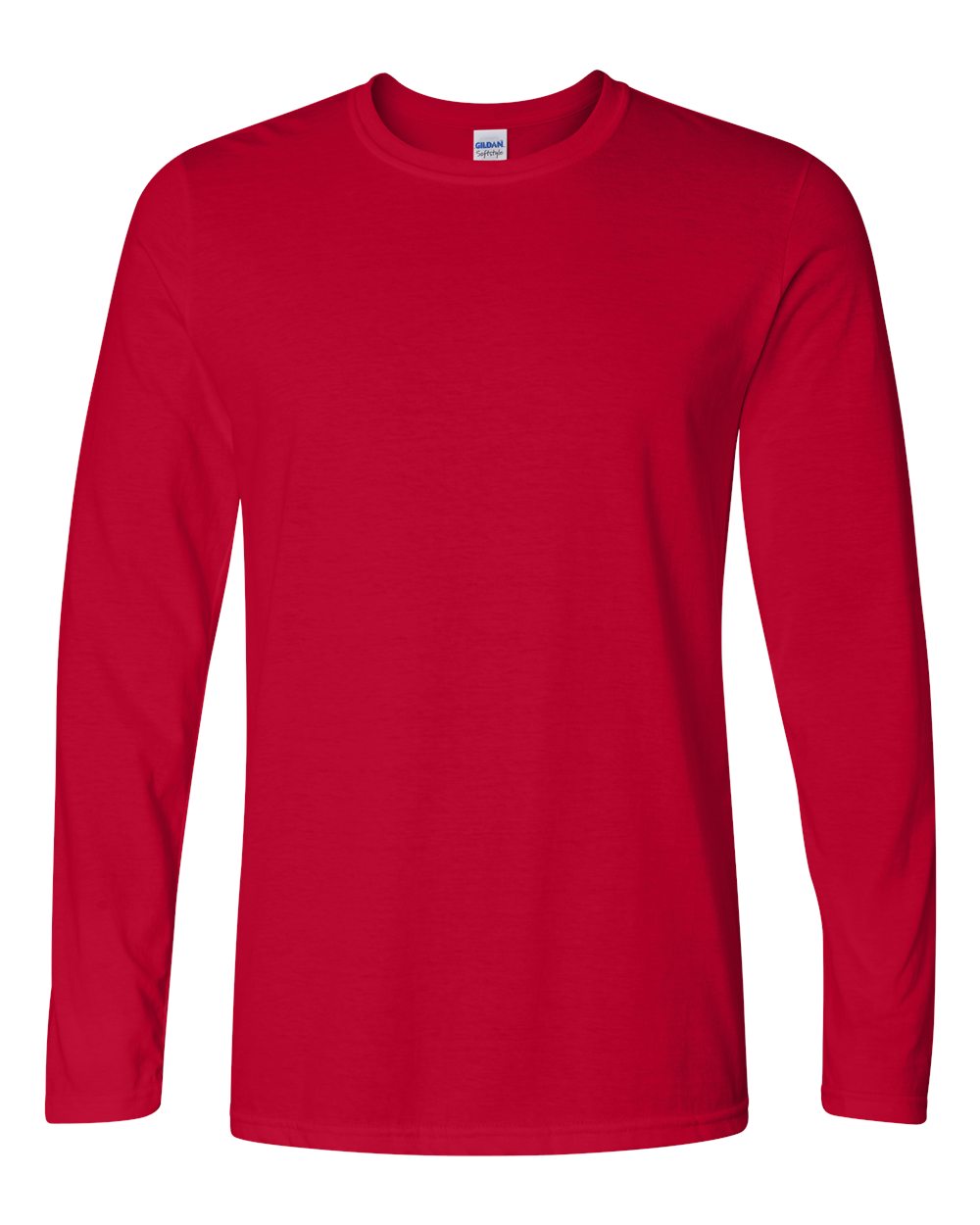 Gildan Unisex Softstyle® Long Sleeve T-Shirt. 64400 - Cherry Red