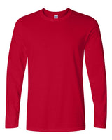 Gildan Unisex Softstyle® Long Sleeve T-Shirt. 64400 - Cherry Red