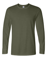 Gildan Unisex Softstyle® Long Sleeve T-Shirt. 64400 - Military Green