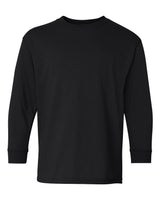 Gildan Youth Heavy Cotton™ Long Sleeve T-Shirt. 5400B - Black