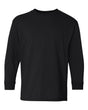Gildan Youth Heavy Cotton™ Long Sleeve T-Shirt. 5400B - Black