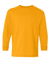Gildan Youth Heavy Cotton™ Long Sleeve T-Shirt. 5400B - Gold