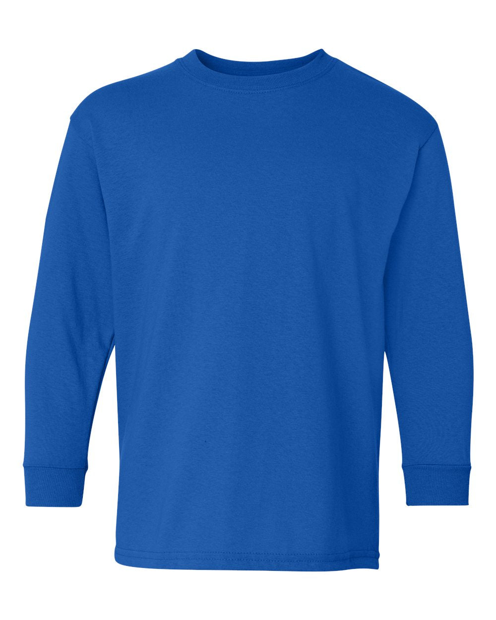 Gildan Youth Heavy Cotton™ Long Sleeve T-Shirt. 5400B - Royal