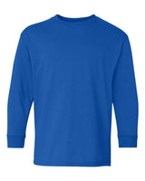 Gildan Youth Heavy Cotton™ Long Sleeve T-Shirt. 5400B - Royal